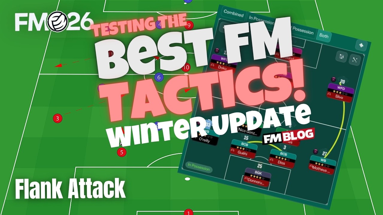 ФЛАНГОВАЯ АТАКА | Лучшая тактика в FM26 | Football Manager 26