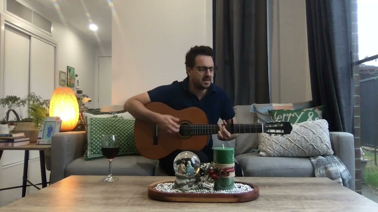 A Slovenian in Australia plays a tribute song to a lost friend in his home country during lockdown