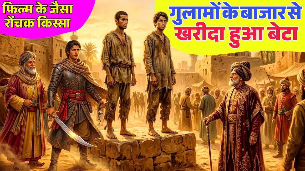 गुलामों के बाजार से खरीदा हुआ बेटा ।hindi story । Desi Village Story #motivation #moralstories