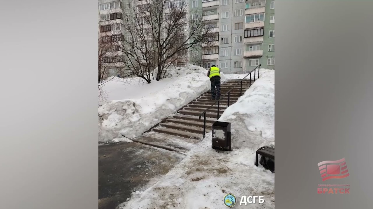 Дорожная служба Братска переведена на усиленный режим работы из-за резкой смены погодных условий