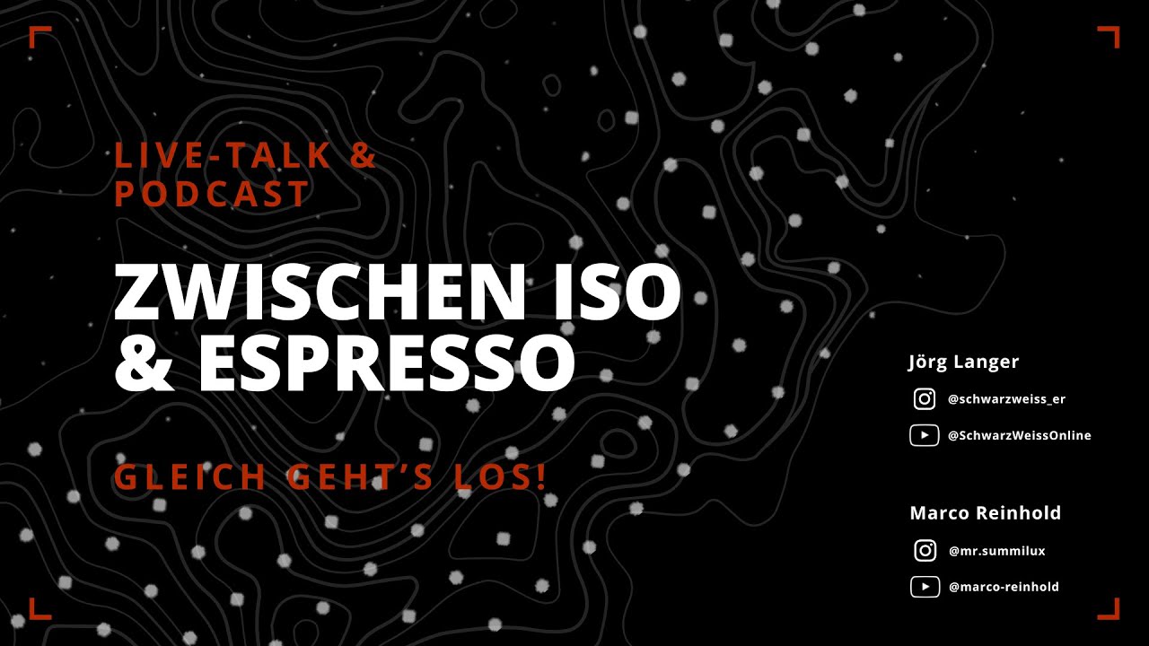 Live - Folge 1 - Zwischen ISO & Espresso - Jörg Langer & Marco Reinhold