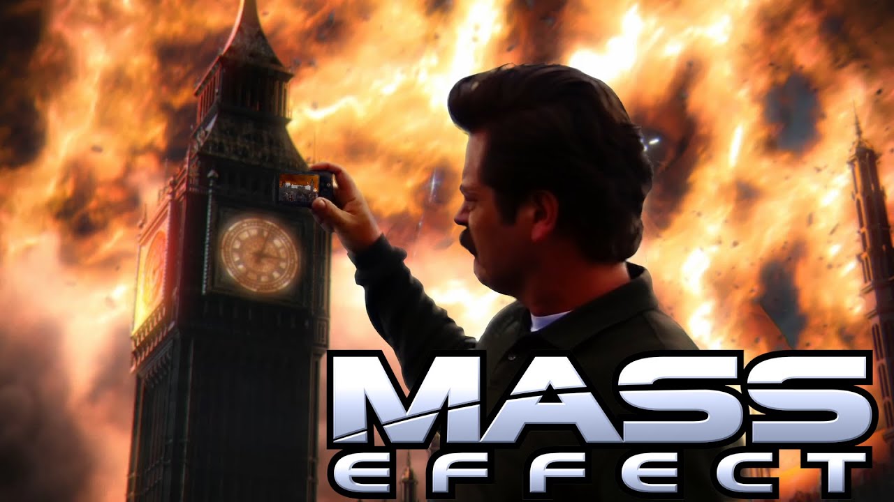 Ron Swanson in Mass Effect