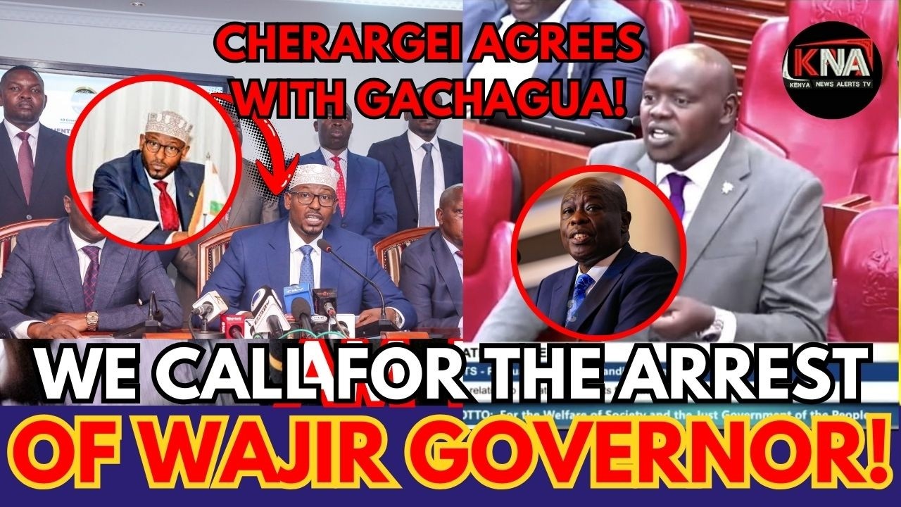 WE CALL FOR THE ARREST OF WAJIR GOVERNOR. AN INCOMPETENT LEADER.  MISUSING MONEY WHILE  PEOPLE DYING