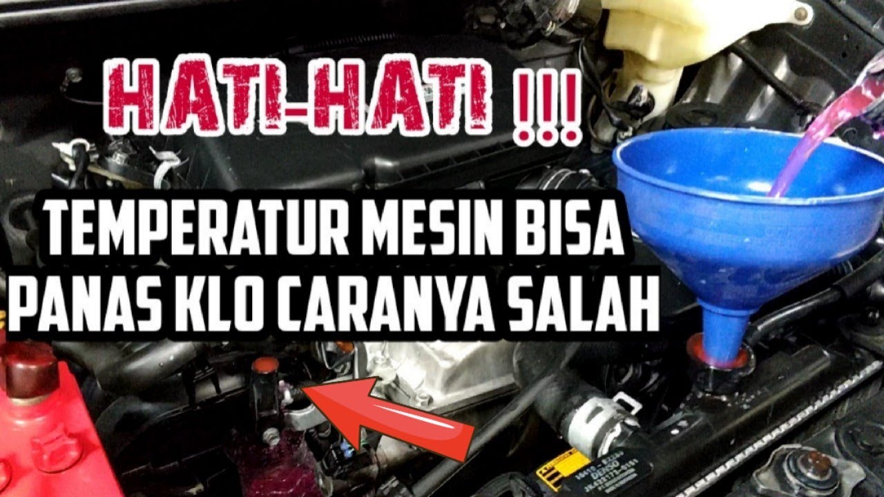 TUTORIAL CARA GANTI AIR RADIATOR MOBIL AVANZA YANG BENAR ▶️ SUBTITLES 🇮🇩 & 🇬🇧