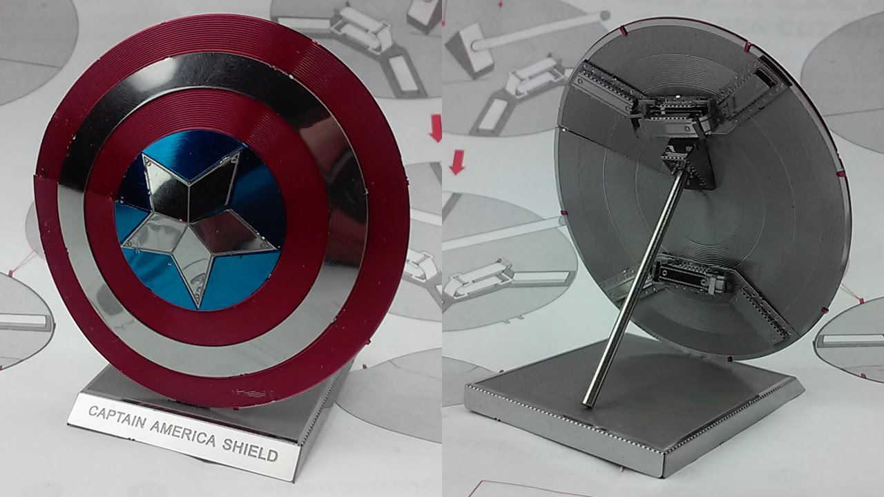 Metal Earth build - Captain America's Shield