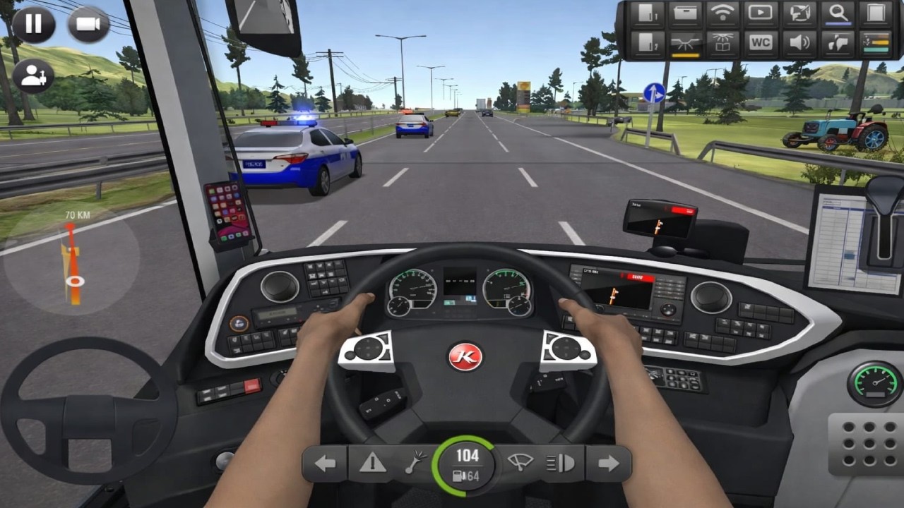 Ultimate Bus Simulator 2026 🚍 | Police Patrol on Highway 🚓 | Realistic Cockpit Driving Experience