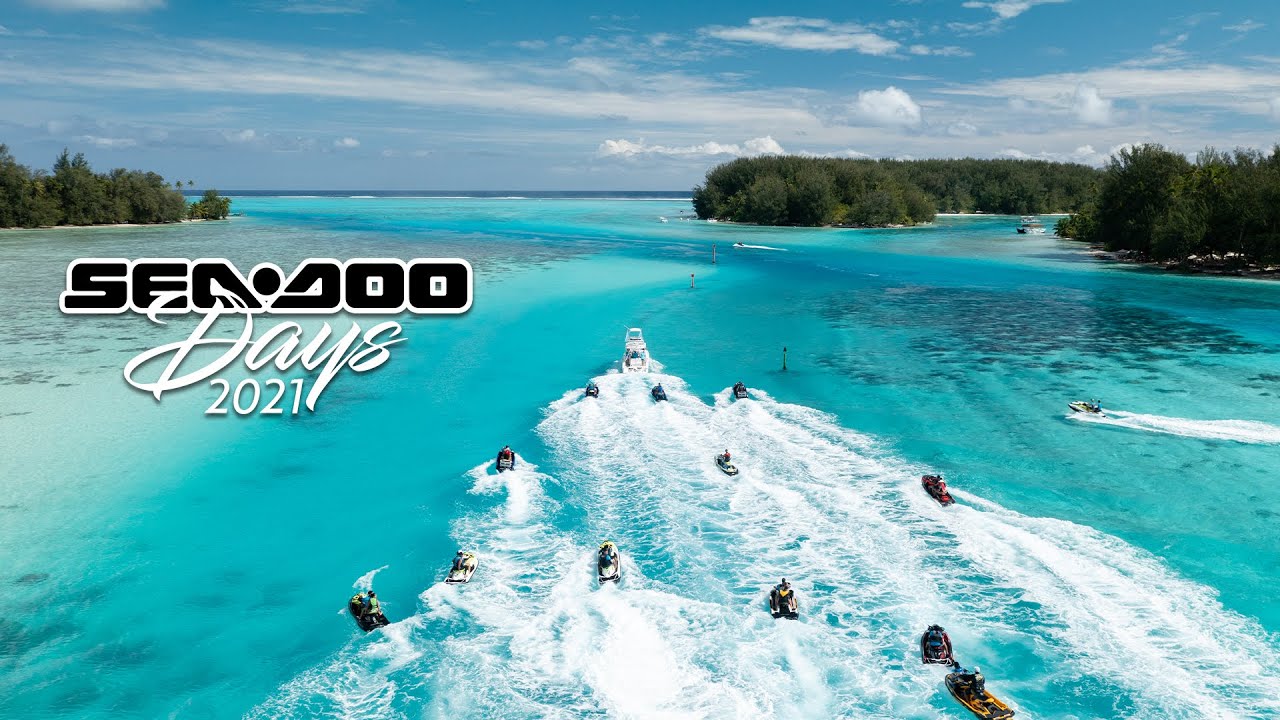 Seadoo Days 2021! 36 JET-SKI from Tahiti to Moorea!