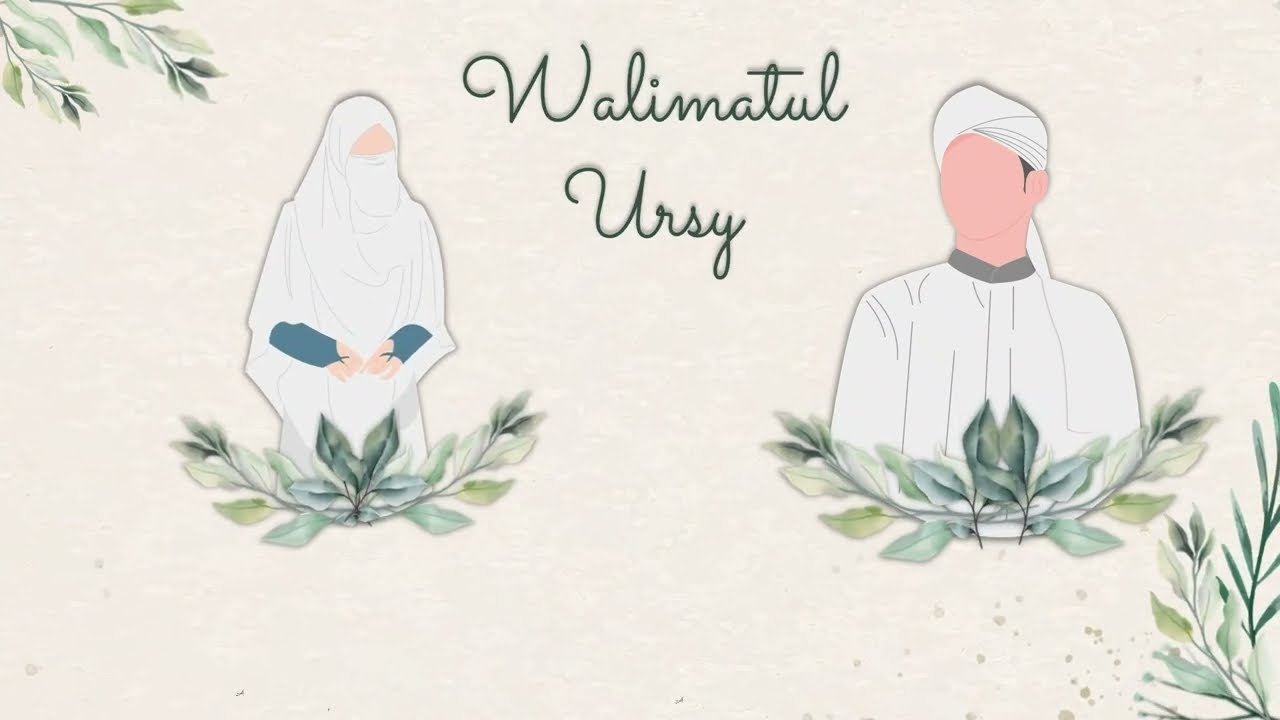 Template Video Undangan Digital Tema Islami Syar'i V45 #undangandigital #jajanawet