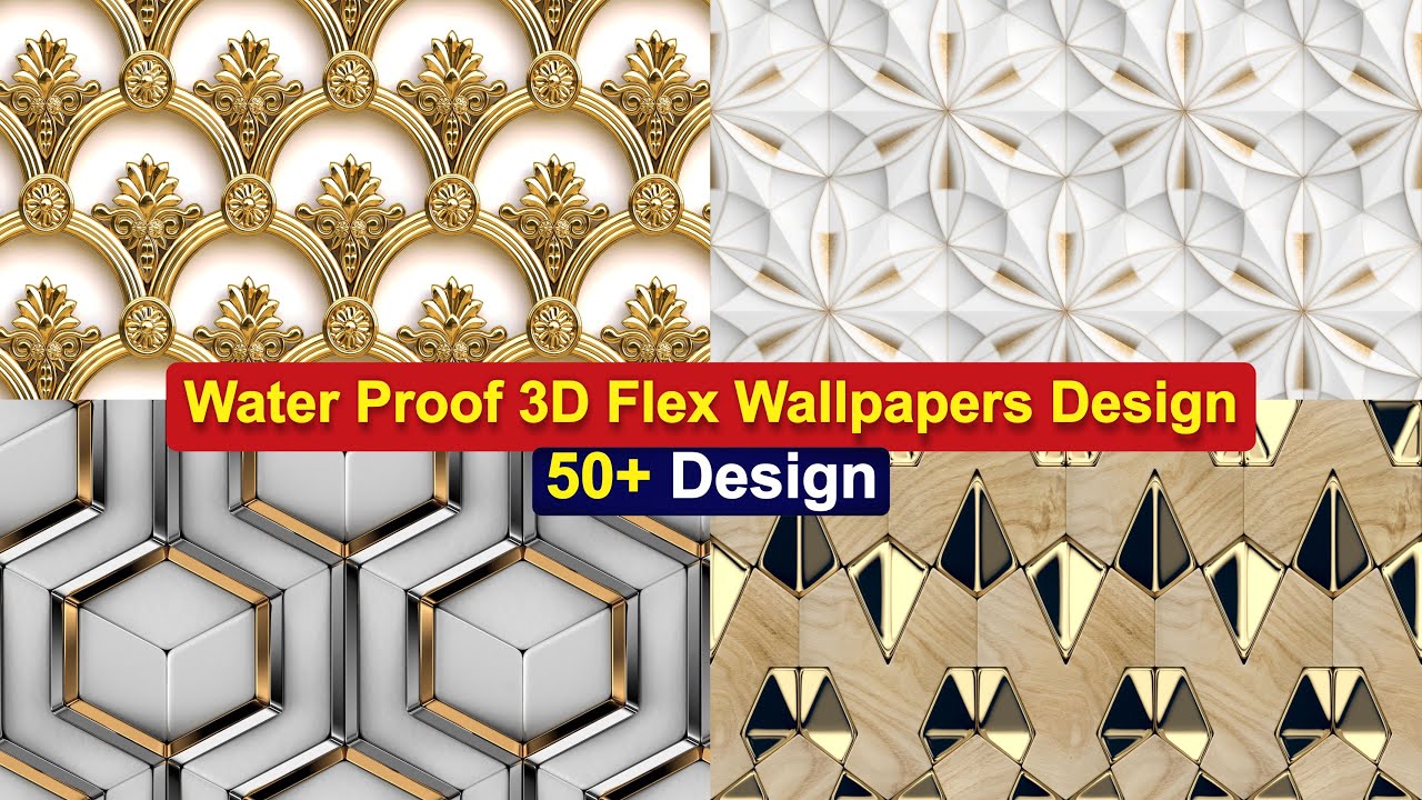 3D Waterproof Flex Wallpapers Design 2025