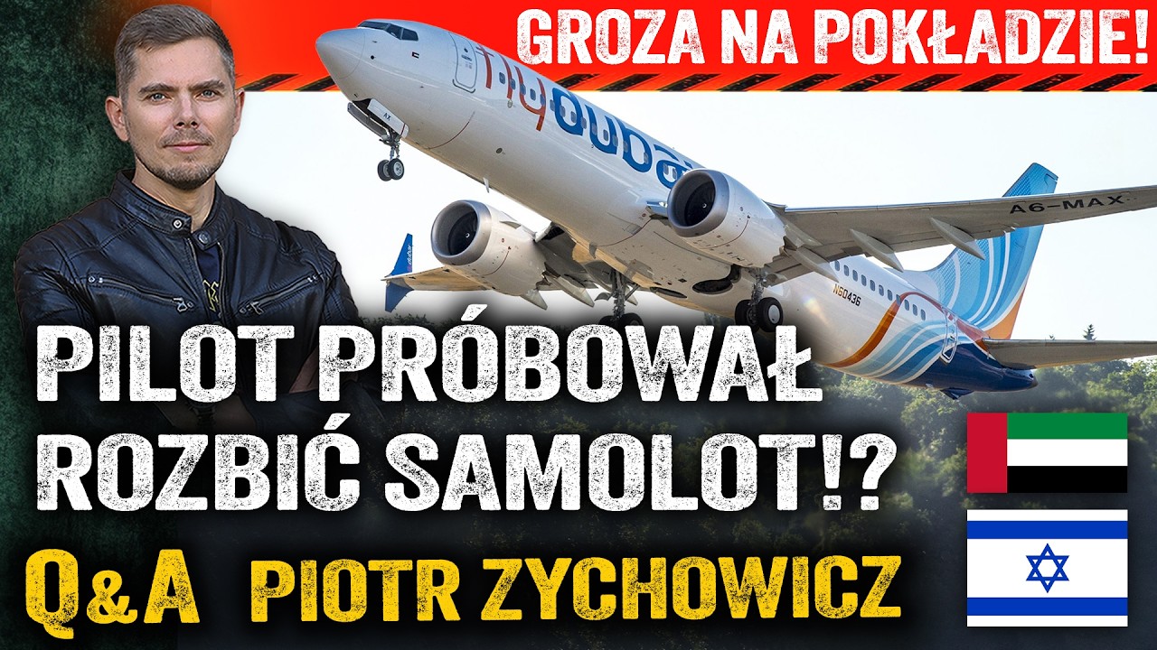 Koszmar w powietrzu! Walka na pokładzie samolotu Dubaj - Tel-Awiw - Piotr Zychowicz