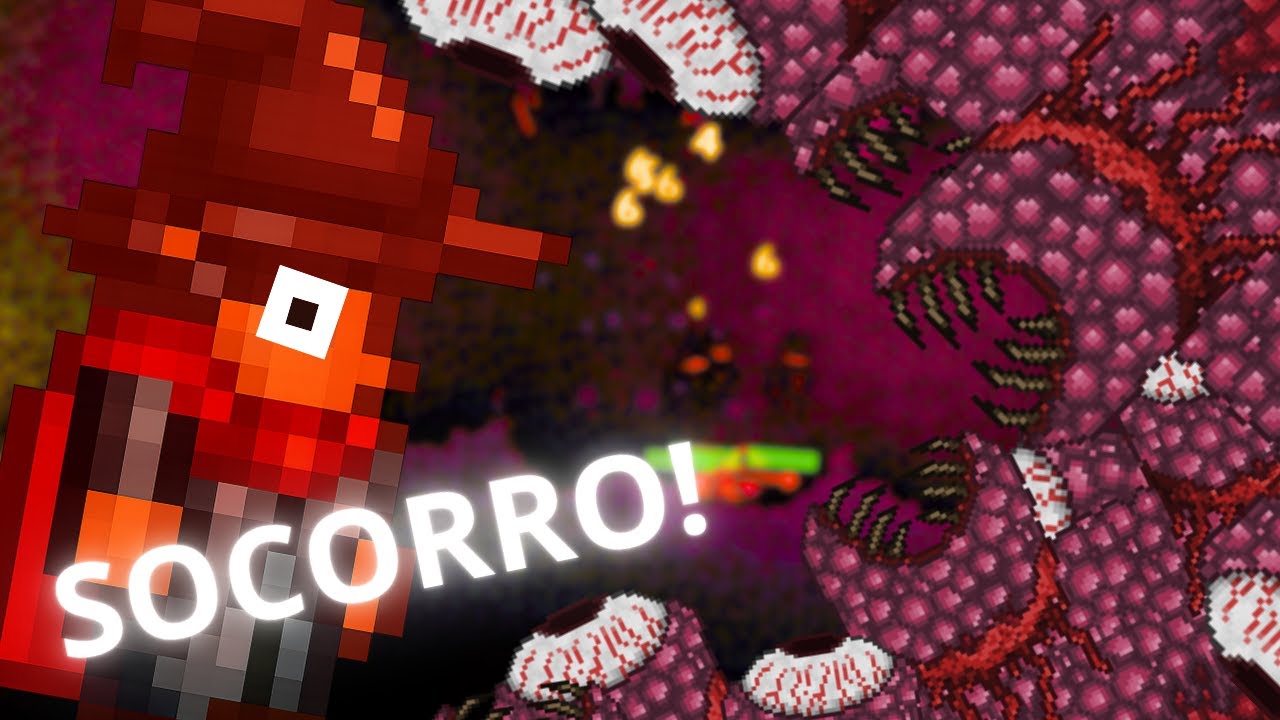 PAREDE DE CARNE + HARDMODE -  Terraria MUNDO ETERNO até lançar 1.4.5 | 