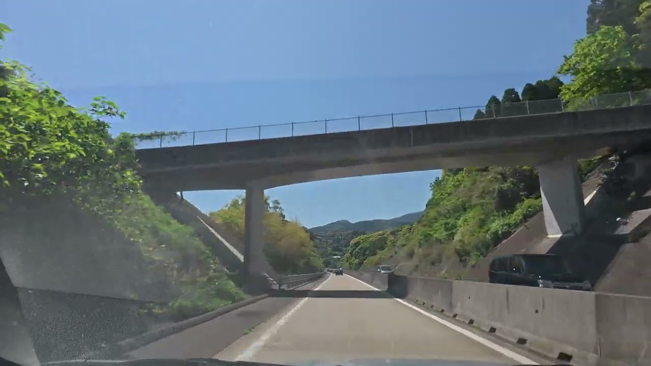 【車載動画】松浦IC～伊万里松浦道路～久原大踏切