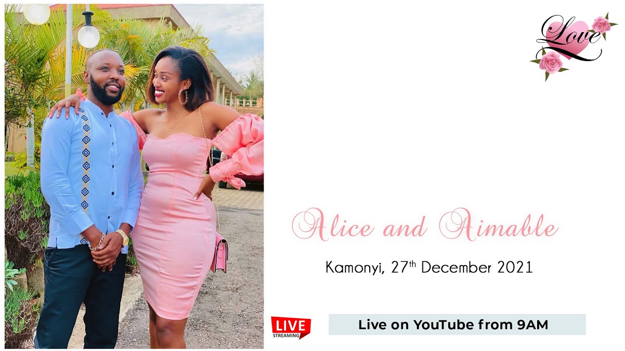 Our Wedding Day - Alice and Aimable on 27th December 2021
