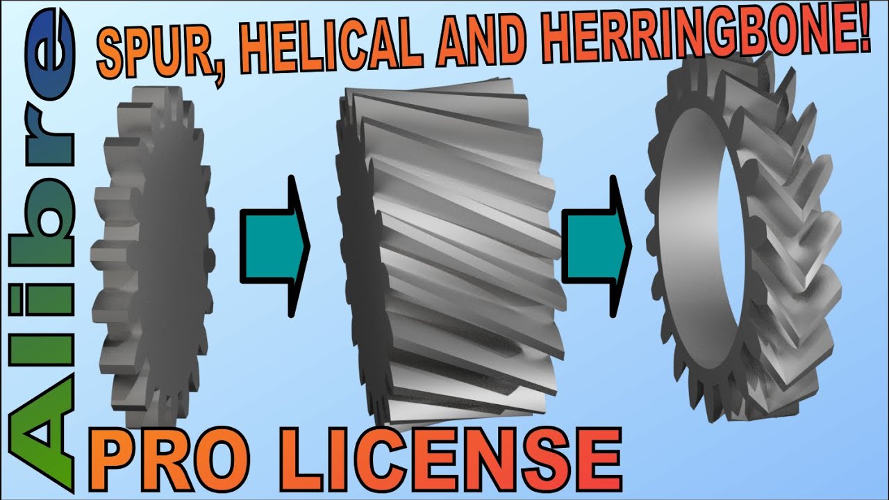 Model Spur, Helical and Herringbone(Double Helical) Gears! #Kaiweets (See Description)