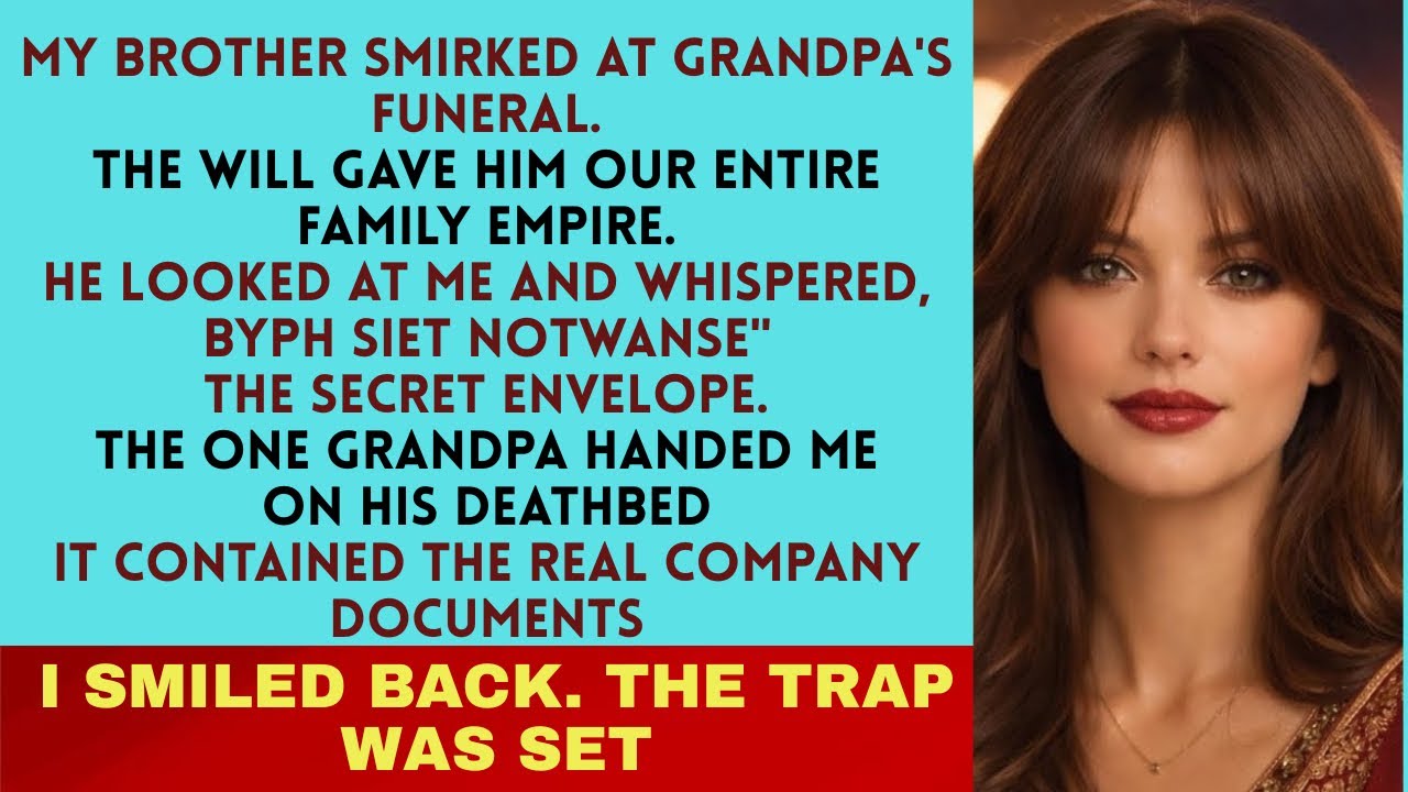 At Grandpa’s Funeral My Arrogant Brother Thought He Inherited Millions. He Inherited a Trap.