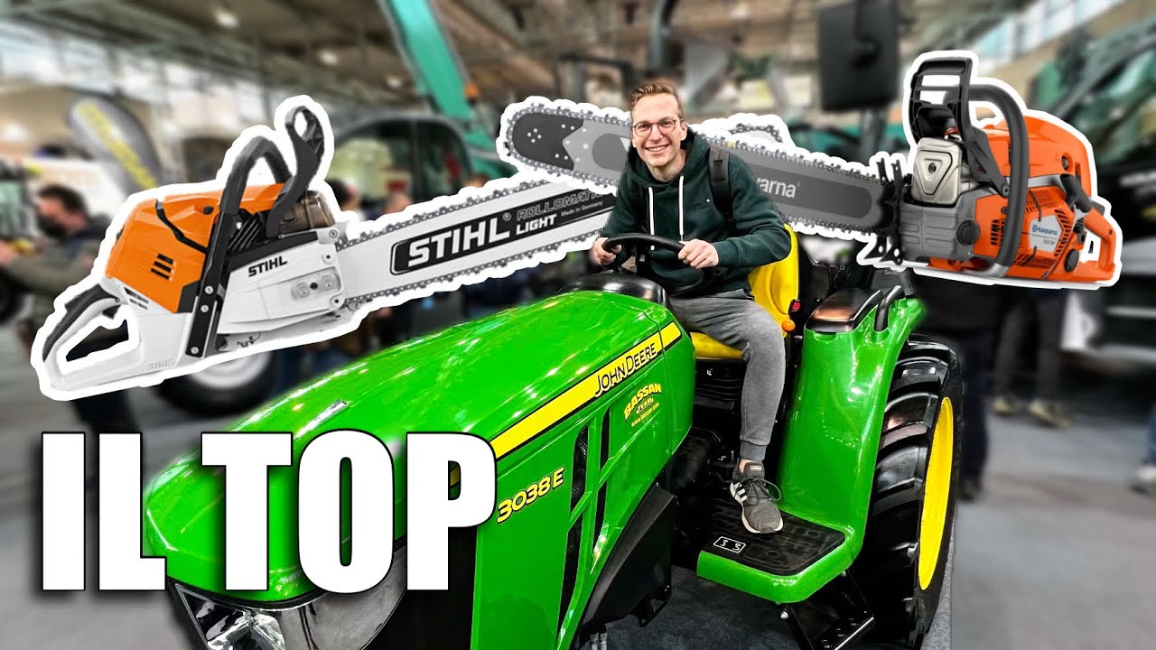 Stihl 500i e Husqvarna 592xp alla FIERA AGRICOLA di Verona!