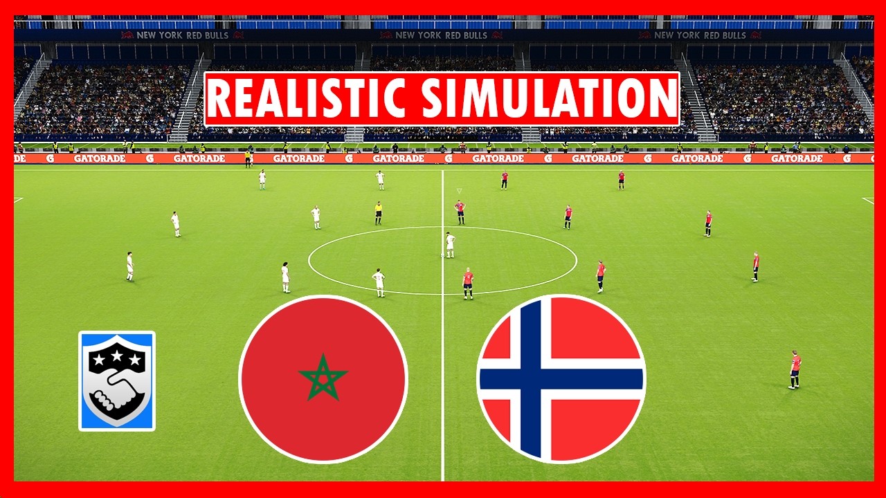 🔴 Morocco vs Norway LIVE 🔴 International Friendly Match 2026 | Match LIVE Simulation