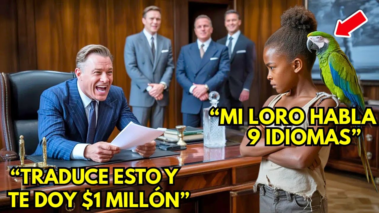 El Millonario Se Burló De La Niña Pobre… Segundos Después, El Loro Silenció Toda La Sala