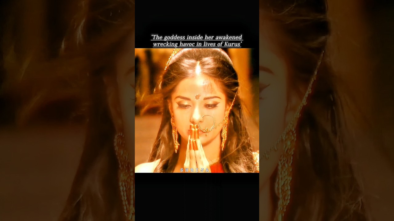 DraupadixMahakali : Awakening the goddess inside 🛐#draupadi #mahakali #poojasharma#viral