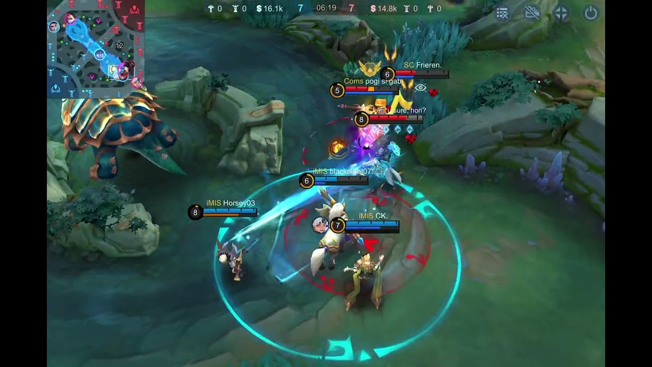 Hanabi with the squad, laning