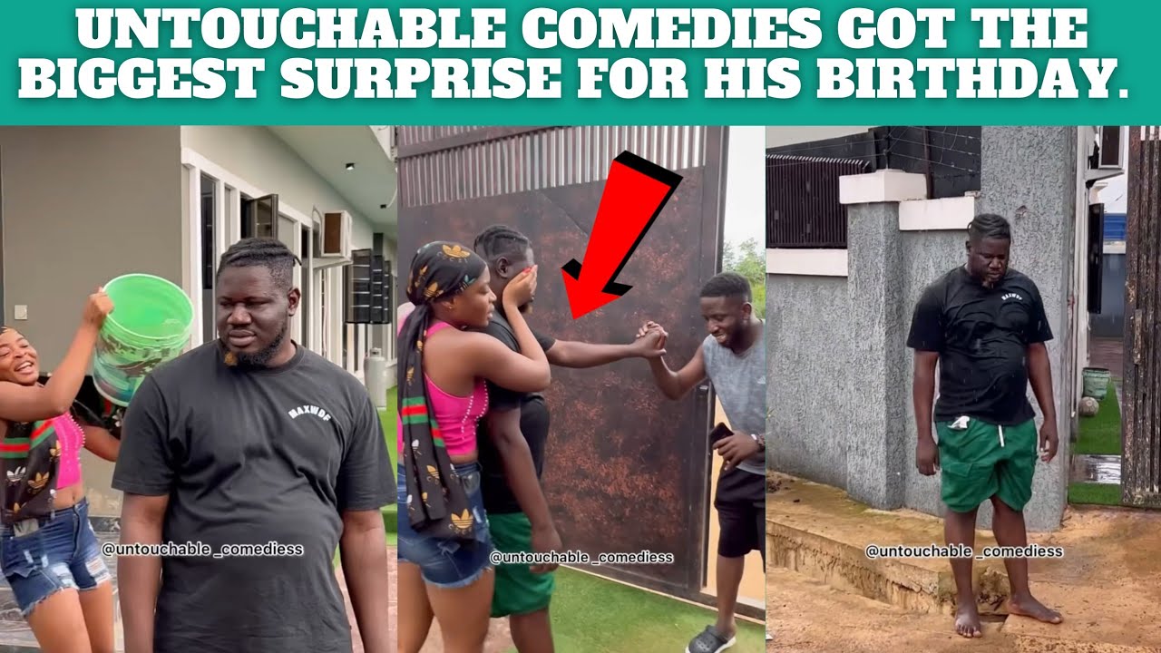 UNTOUCHABLE COMEDIES RECEIVES A BIG SURPRISED OF HIS LIFE ON HIS BIRTHDAY.