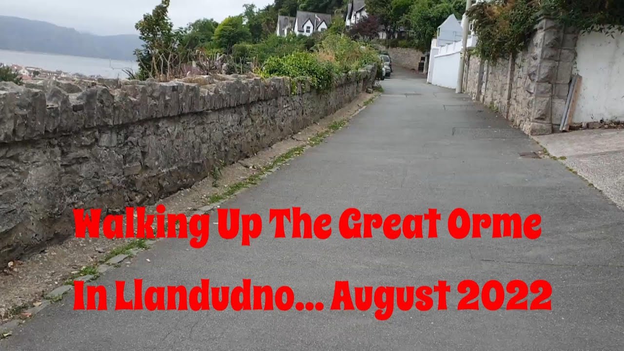 Walking Up The Great Orme In Llandudno