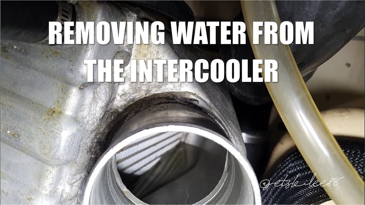 Water in intercooler SEADOO