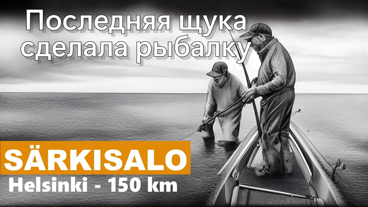 Рыбалка на щуку в Финляндии. Остров S&auml;rkisalo, Архипелаг Турку