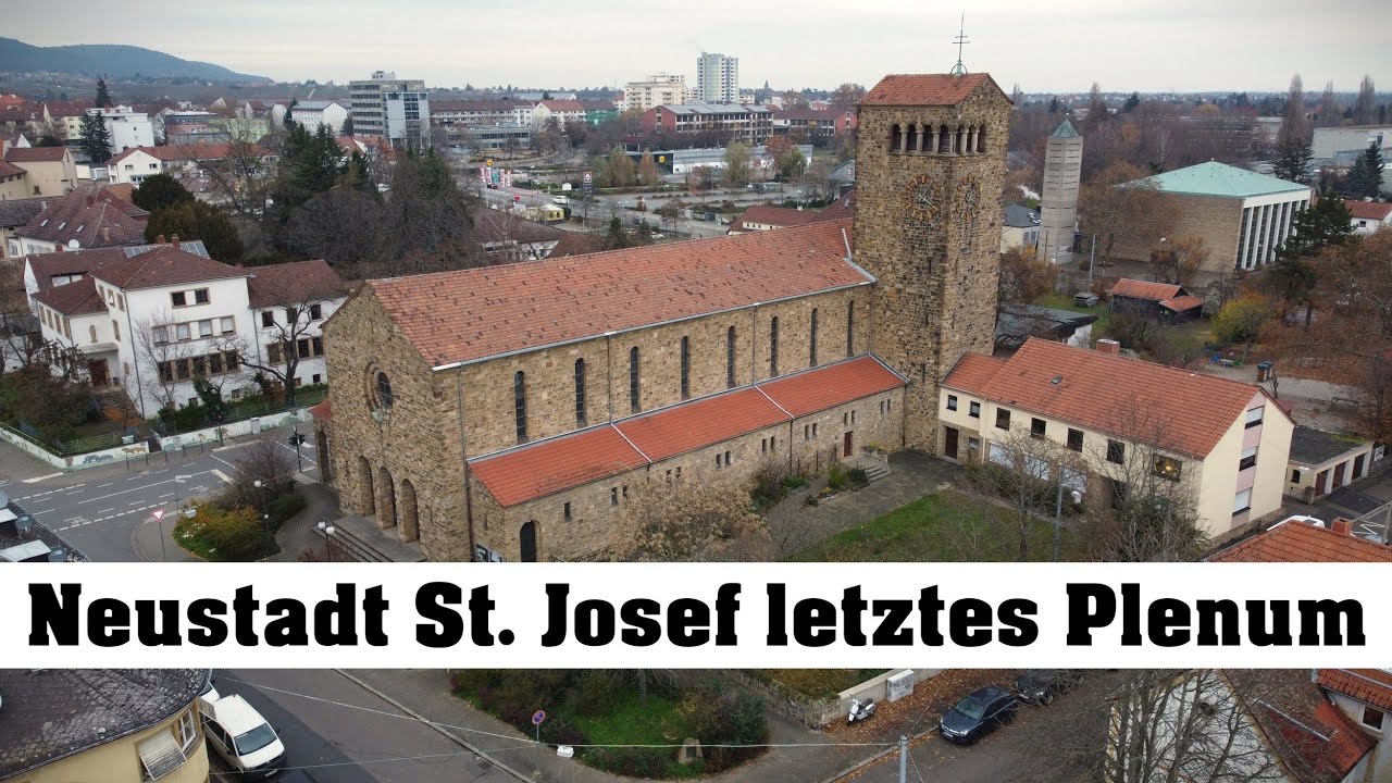 NEUSTADT an der Weinstraße (D)-Winzingen, ehemalige Kirche St. Josef, letztes Vollgeläut