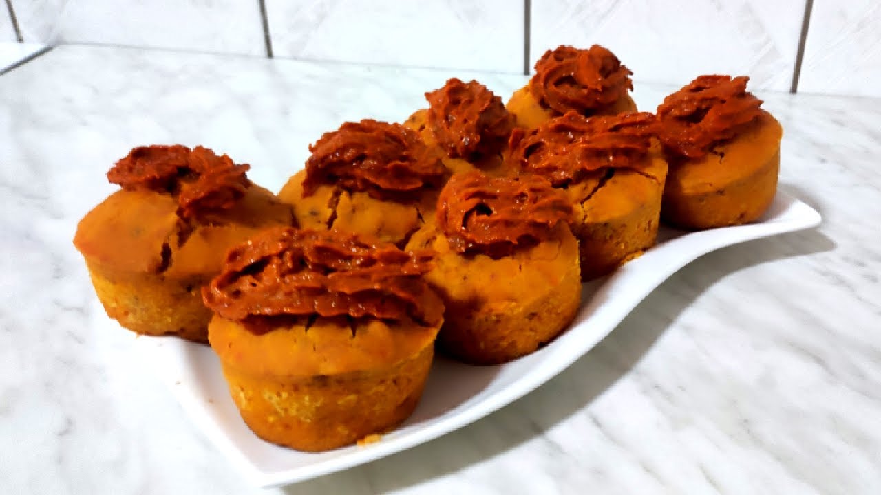 Посни мафини со ајвар - вкусни и меки / Lean muffins with ajvar-tasty and soft #mafini #ajvar #proja