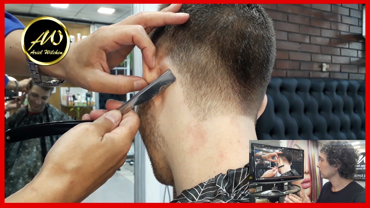 como usar la navaja de barbero paso a paso [ profesional ]