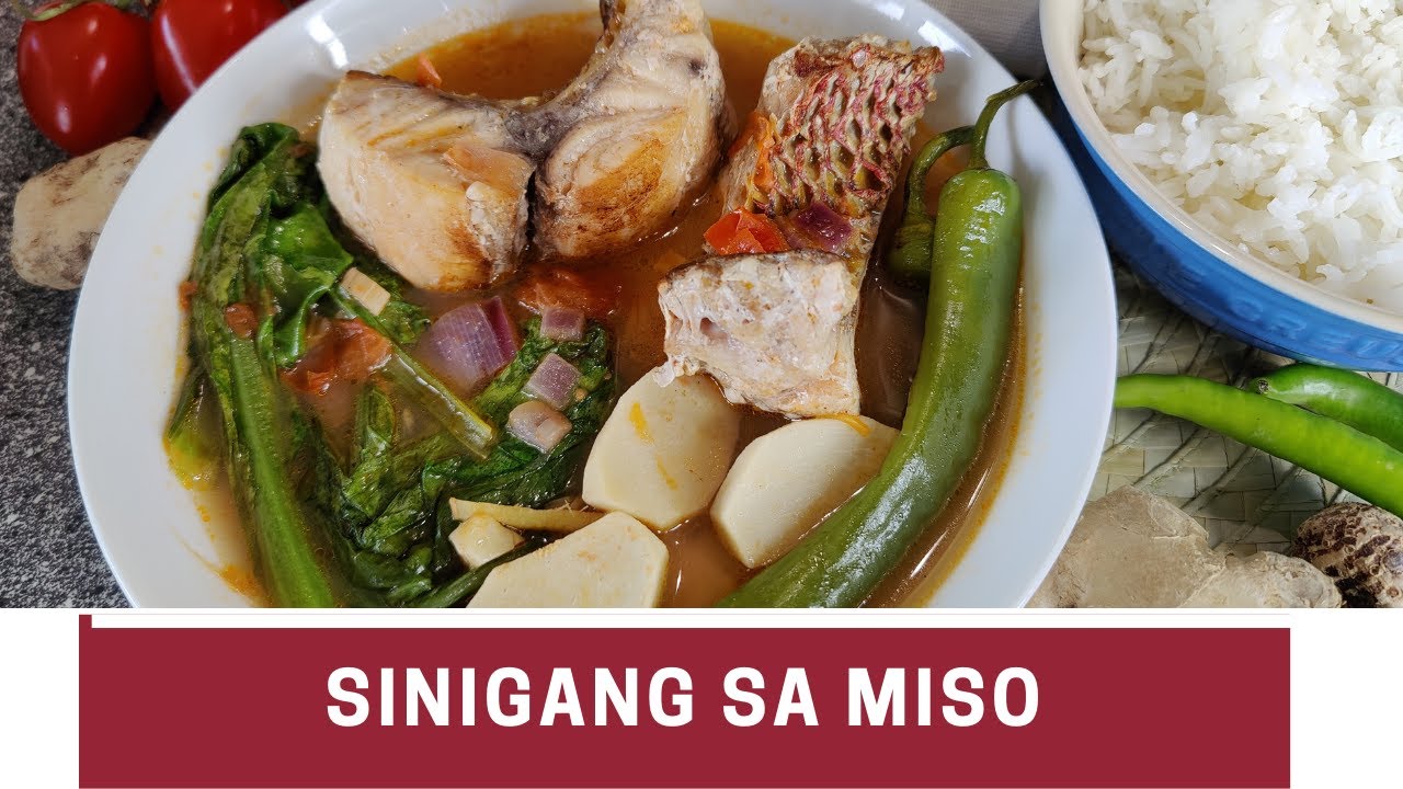 SUPER EASY SINIGANG NA ISDA SA MISO | FILIPINO FOOD