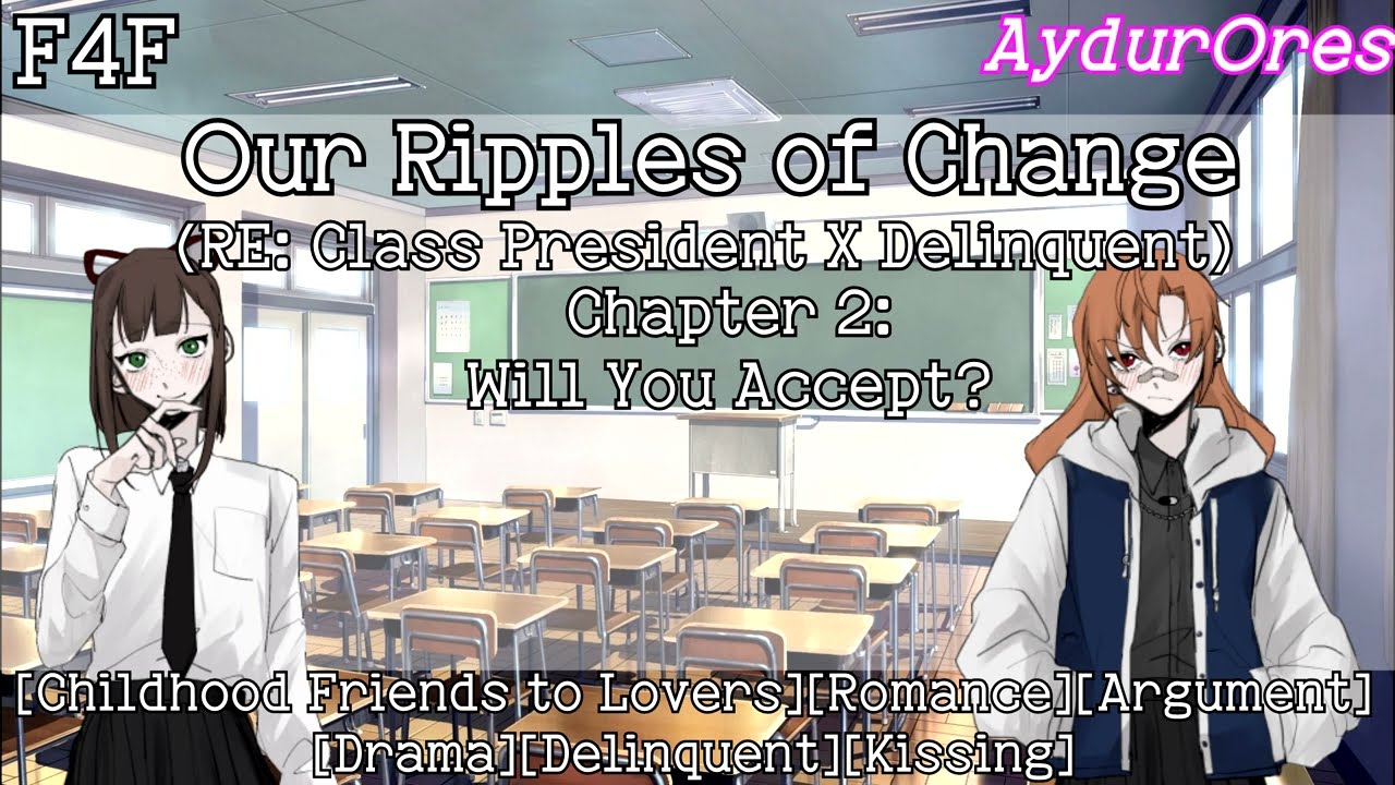 [F4F] The Delinquent Changes Her Ways for You? [Childhood Friends to Lovers][Romance][Confession]