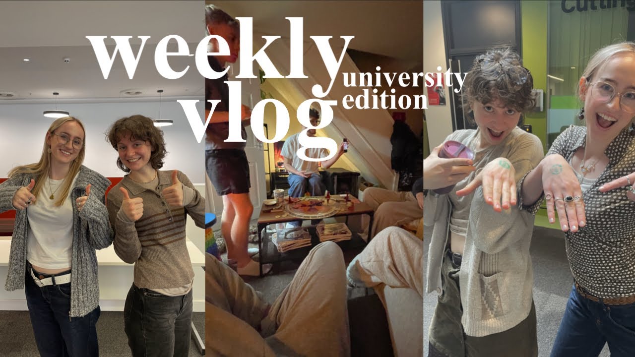 video diary of a stressed third year uni student🧚🏻✨