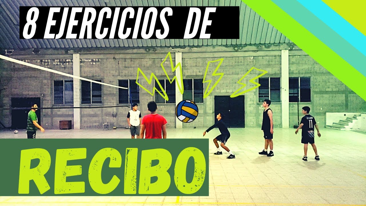 8 Ejercicios de RECEPCIÓN para VOLEIBOL nivel INTERMEDIO