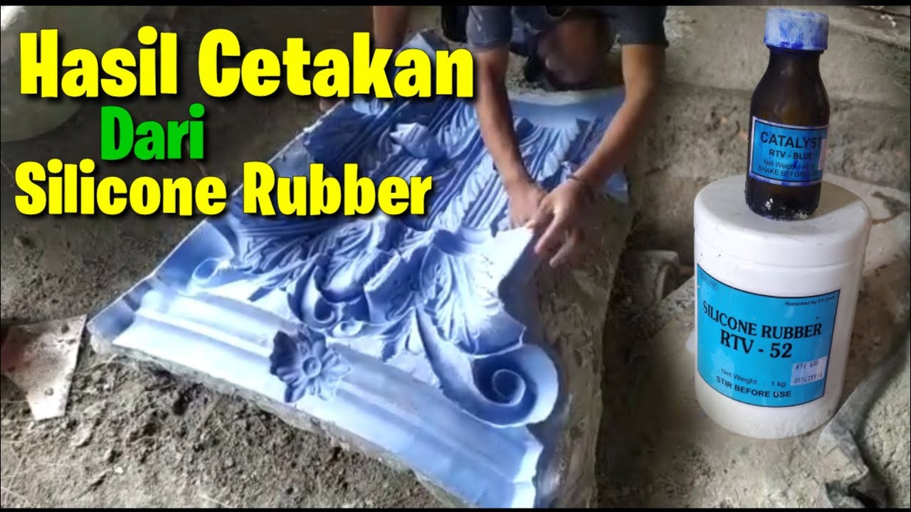 CETAK KEPALAAN DENGAN CETAKAN DARI SILICONE RUBBER