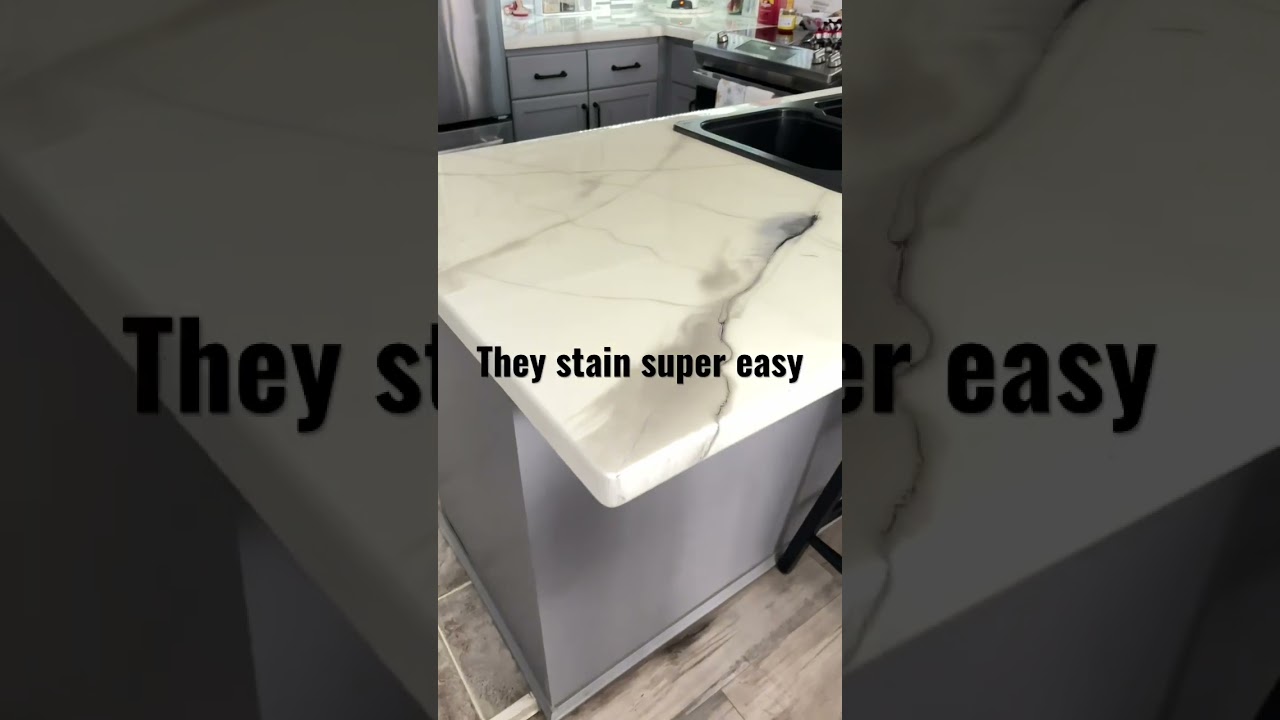 The truth about Epoxy Countertops - Don&rsquo;t Do It! #shorts