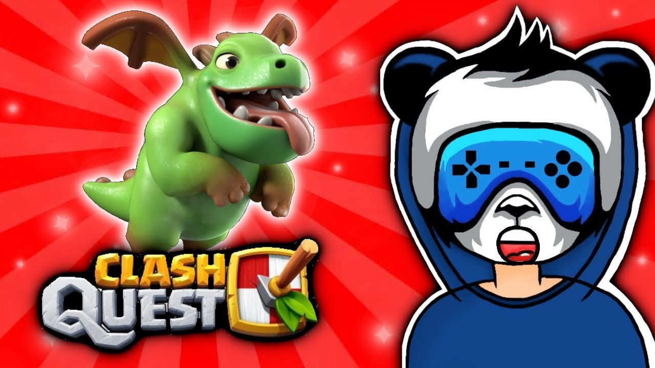 ODBLOKOWAŁEM BABY DRAGON W CLASH QUEST!