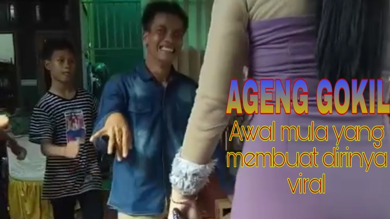Joged Gedor Pintu Pertama kali yang membuat Ageng gokil viral