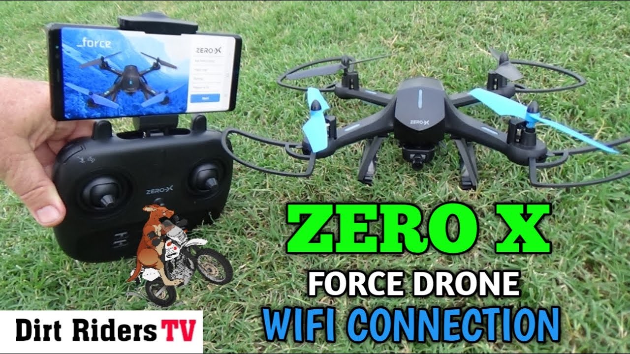 Zero X Force Drone WIFI Connection