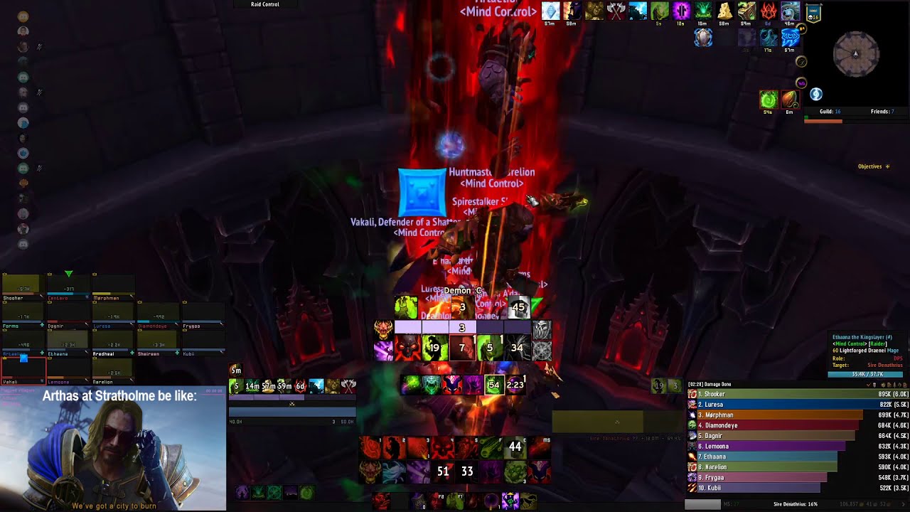 Mind Control - Aszune - Sire Denathrius HC - Destro Warlock POV