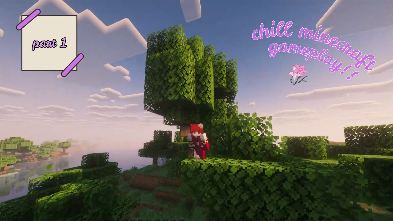 playing Minecraft while You fall asleep.. 🌙✨ (No Talking, Chill Minecraft Gameplay)
