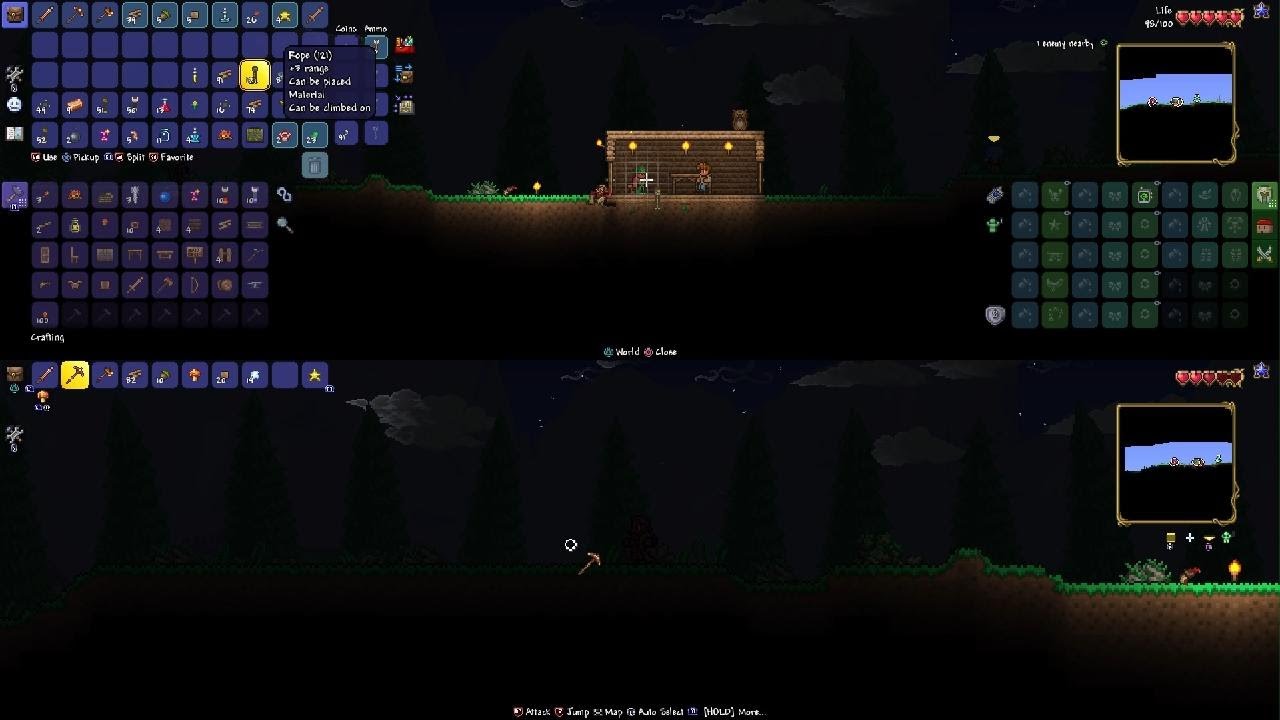 Terraria with my little brother