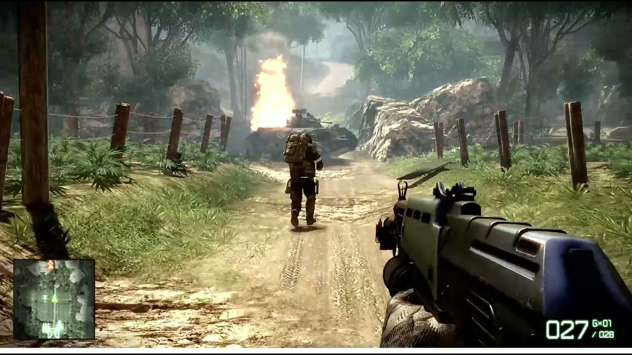 Battlefield Bad Company 2 - Своих не бросают | Полное прохождение миссии | Смерть Флинна