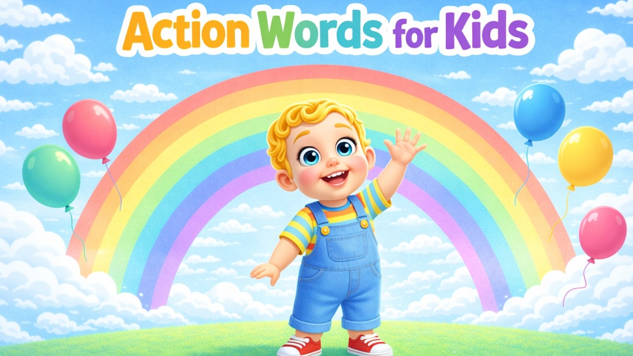 Action Words for Kids | Learn Verbs | Preschool Learning | Kids Learning Video |Learn With Tamashree
