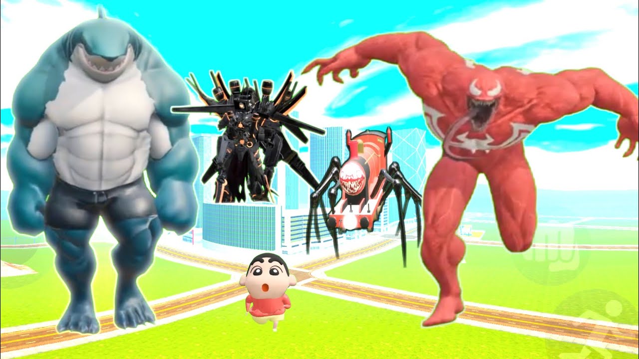 ChuChu Charles and Red Venom Attack on Franklin City || India bike driving 3d game