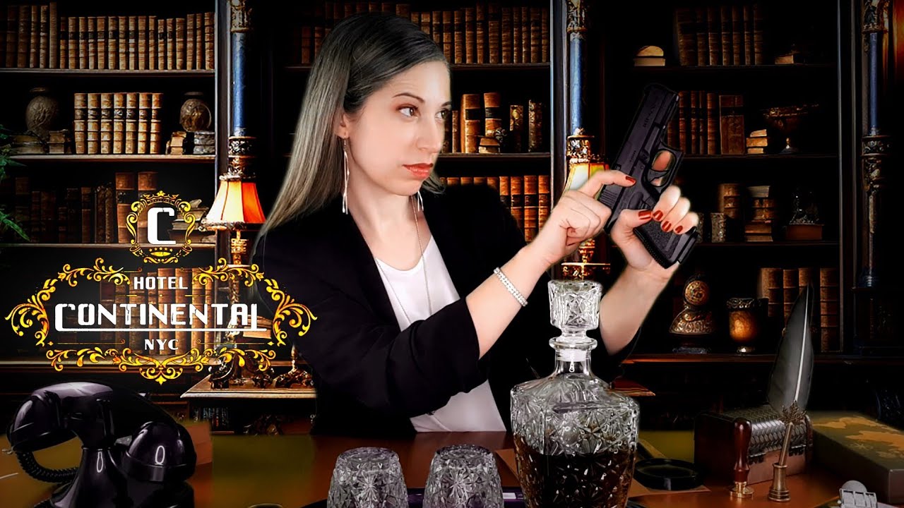 Hotel Continental ASMR  | ¿ Eres un Asesino ? | Roleplay cinemático para dormir