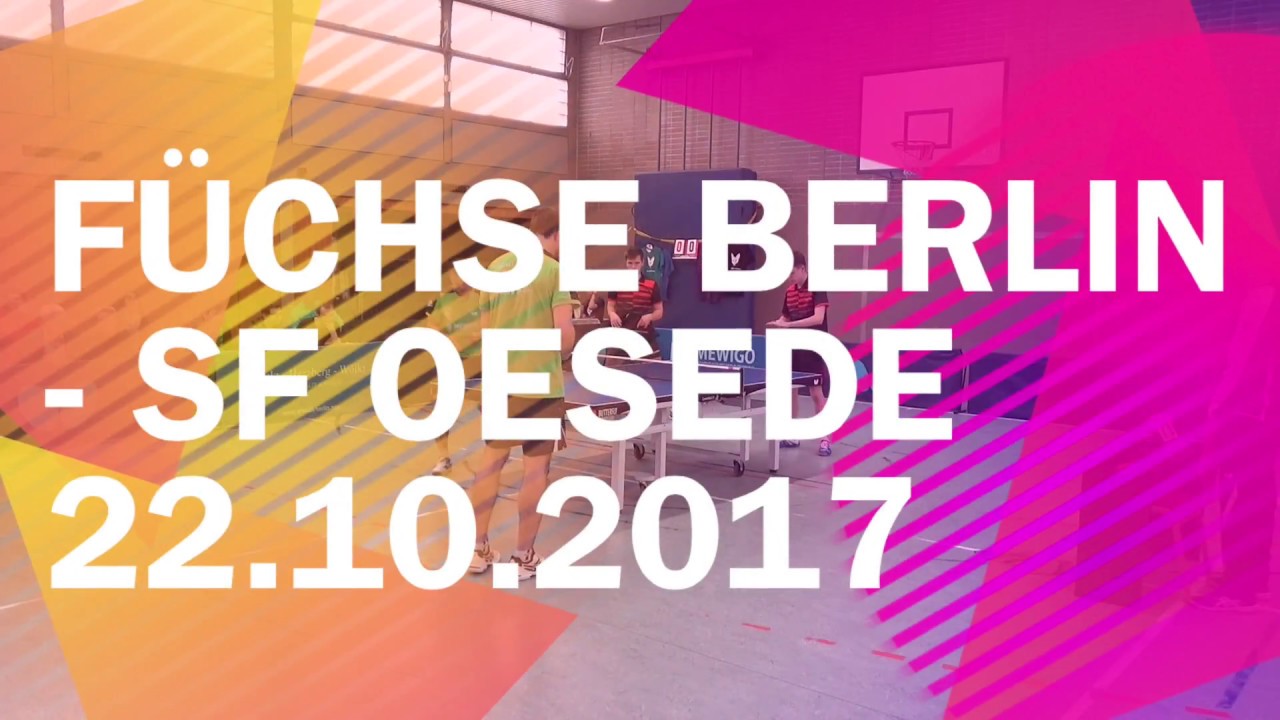 Füchse Berlin - SF Oesede - So. 22.10.2017 - Regionalliga Nord 2017/2018