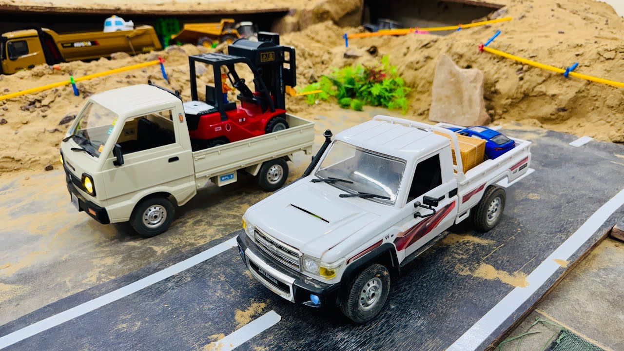 Rc Delivery truck test, WPL D14 vs SG PINECONE FOREST 1405 RTR