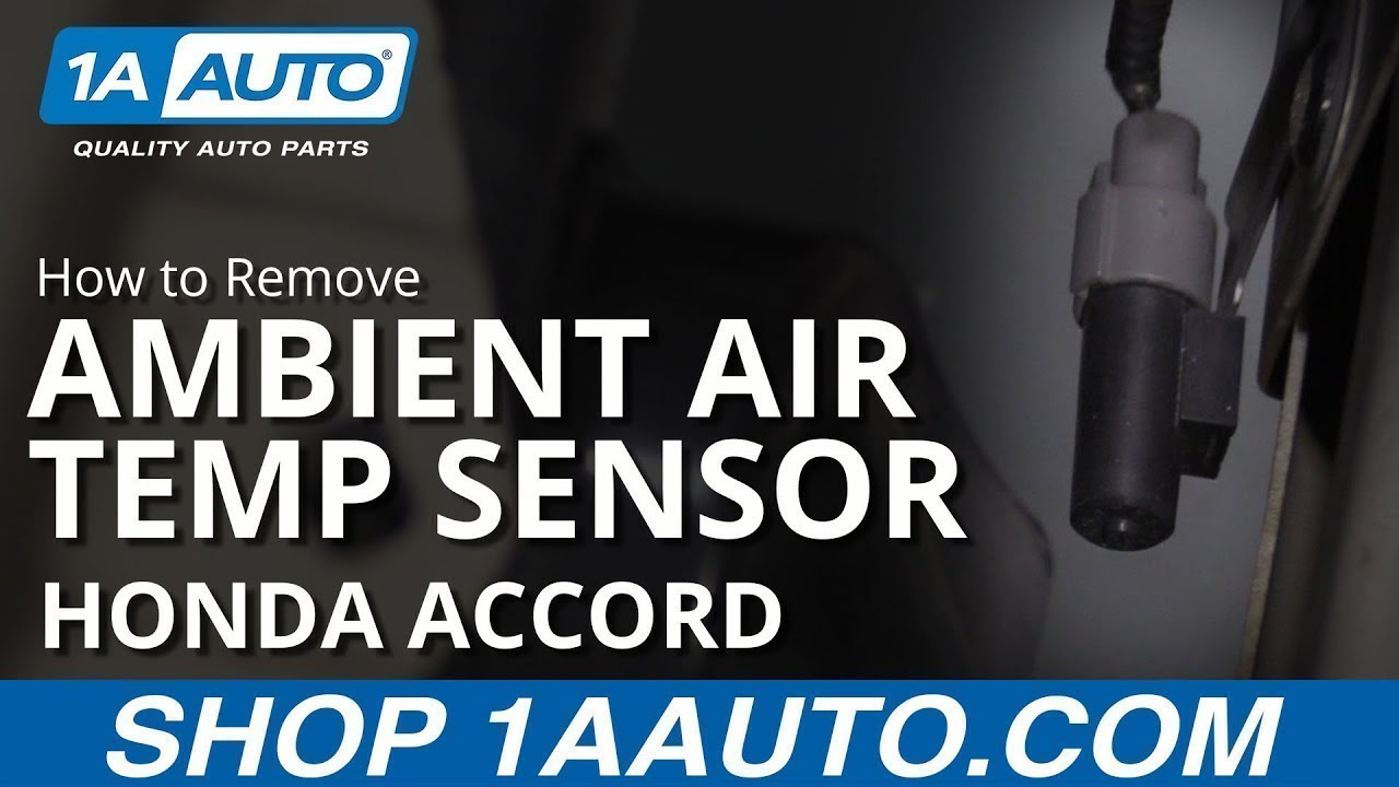 Как снять датчик температуры окружающей среды Honda Accord 03-07